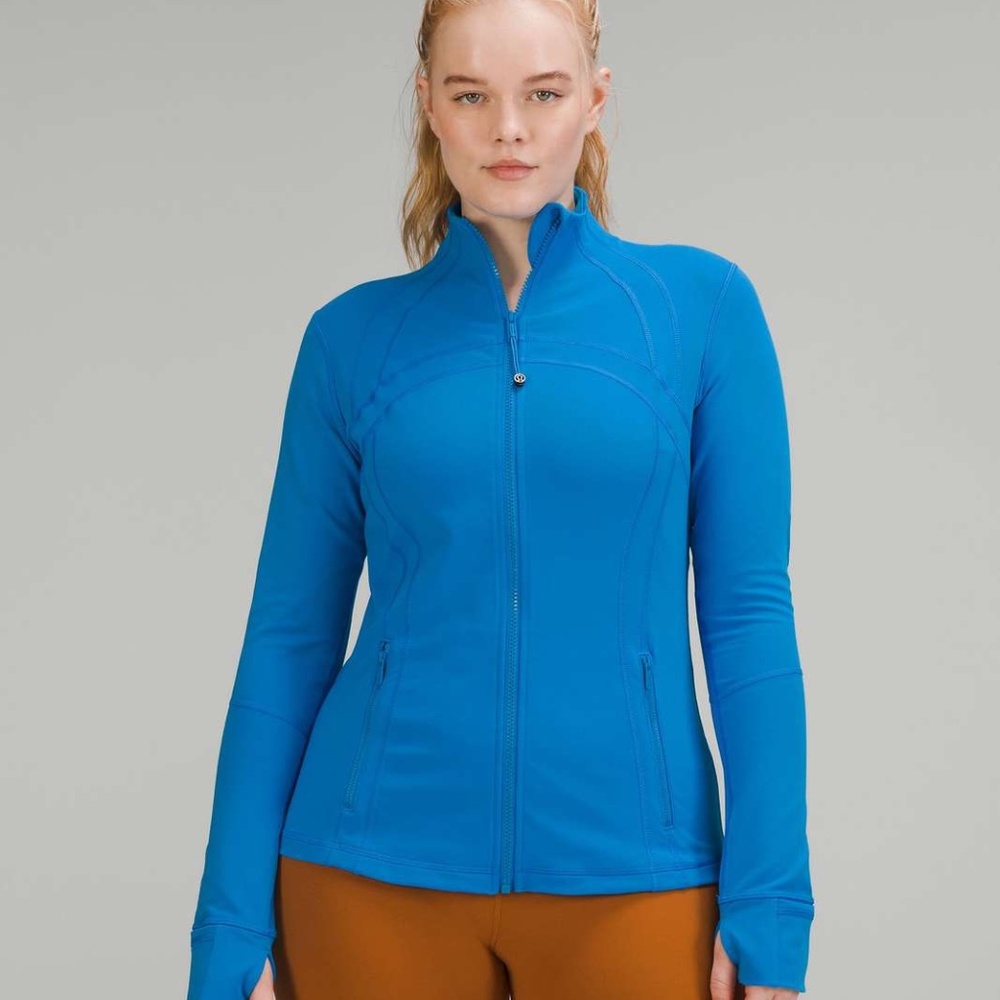 lululemon athletica Blue Full-Zip Athletic Jacket